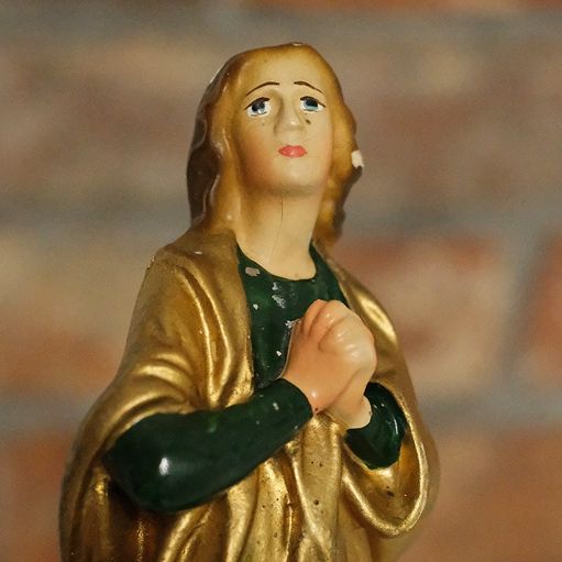 Stara Figurka Matki Bożej 22 cm I Antyki online