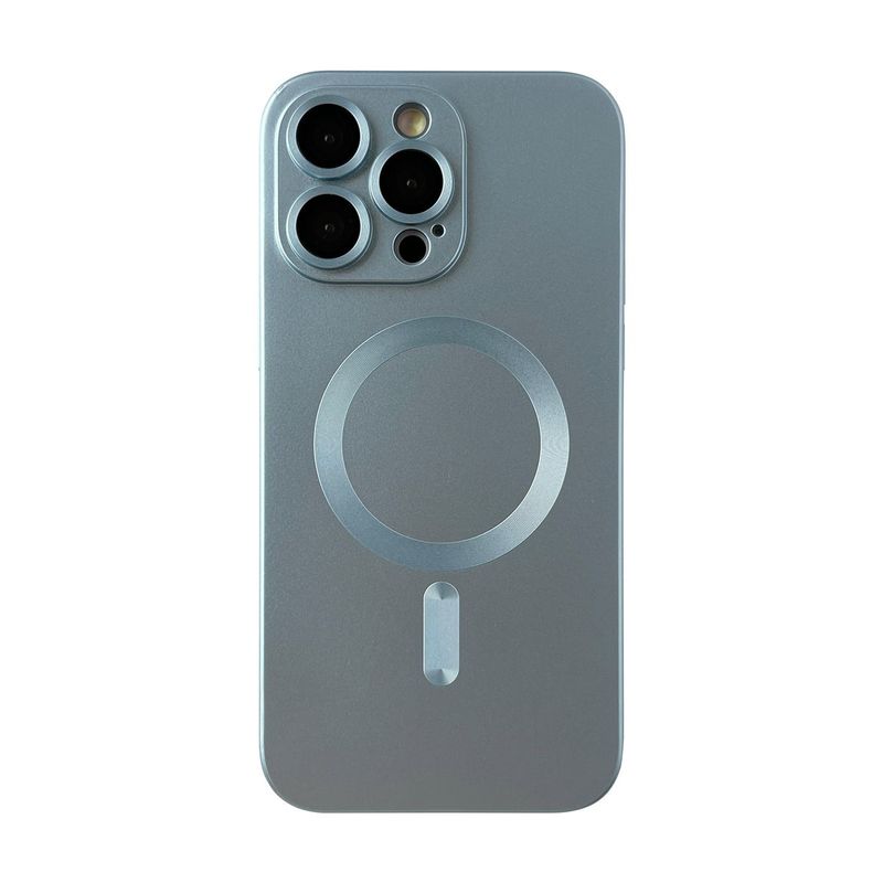 IPhone 14 pro-Groene Magsafe hoesje  met camera lensbeschermer