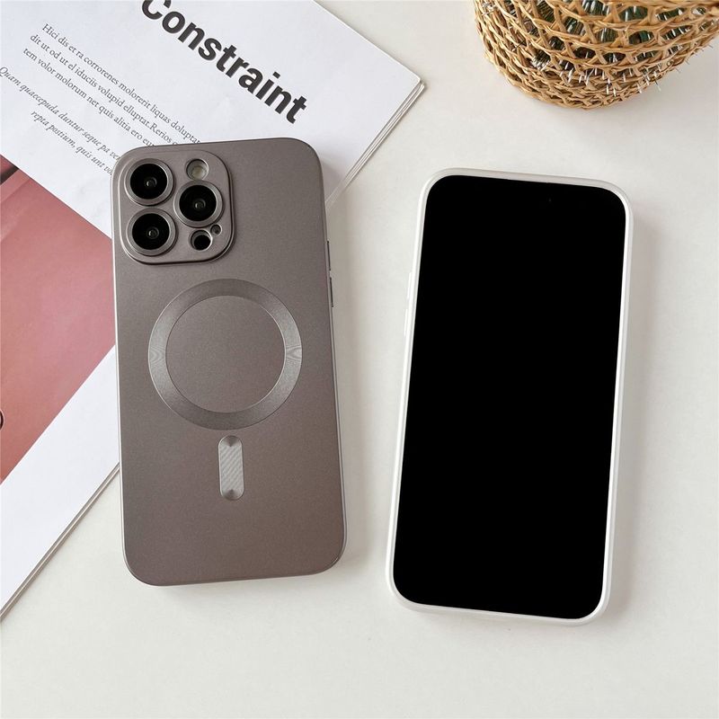 IPhone 14 Pro -Grijs Magsafe hoesje met camerabescherming