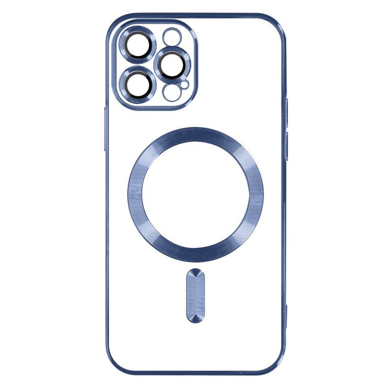 IPhone 13 Pro-Blauw Magsafe hoesje met camera lensbeschermer