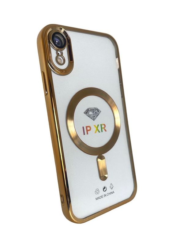 IPhone XR-Goud Magsafe hoesje met camerabescherming