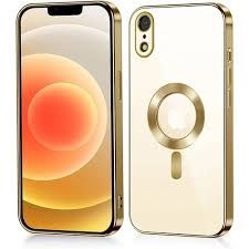 IPhone XR-Goud Magsafe hoesje met camerabescherming