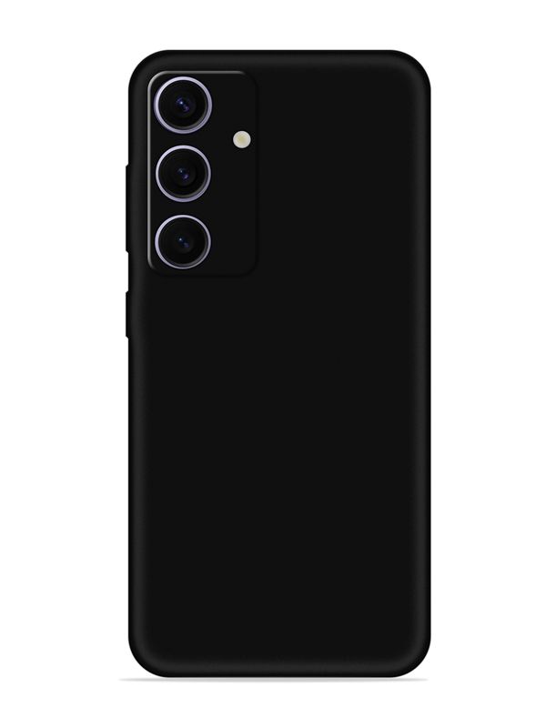 Samsung A55- Zwarte silicone hoesje met camera bescherming