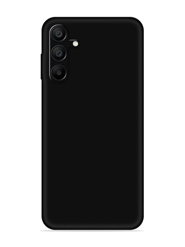 Zwart silicone hoesje  met camera bescherming  Samsung A15