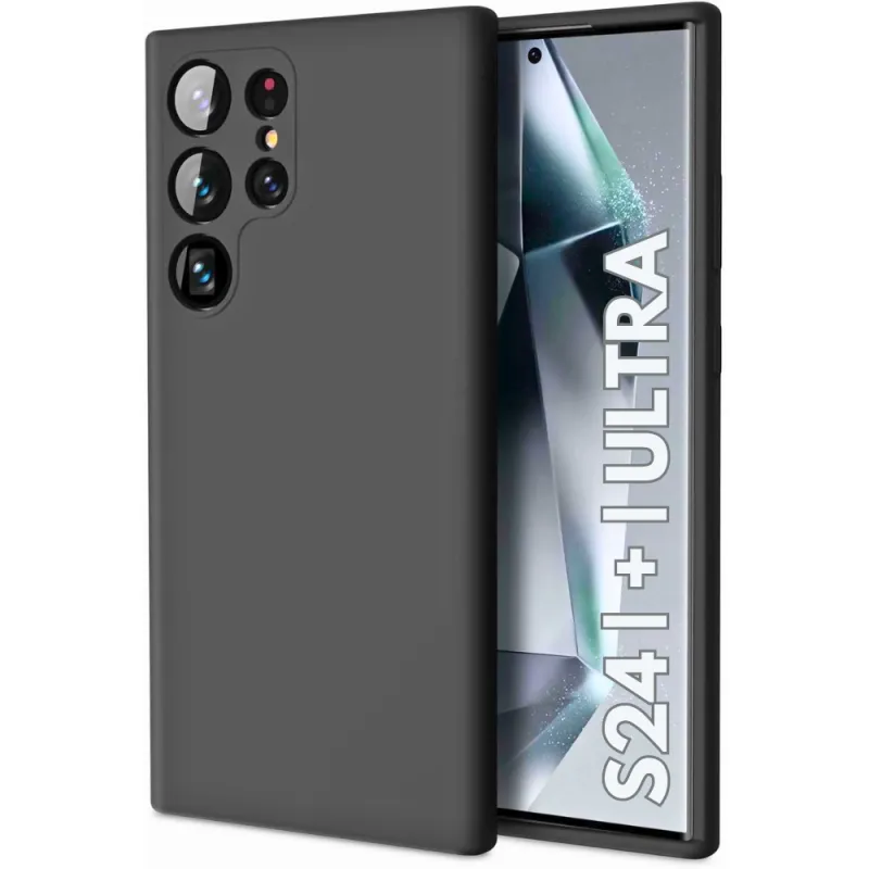 Samsung S24 Ultra Zwarte silicone hoesje voor Optimale bescherming