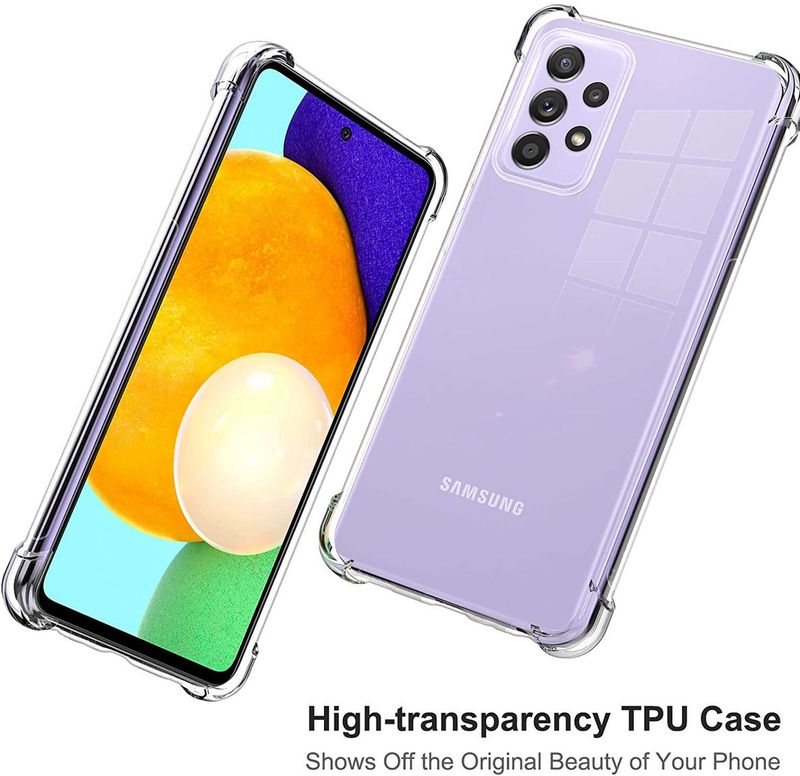Samsung A52 -4G/A52s /5G-Doorzichtige  antishock hoesje