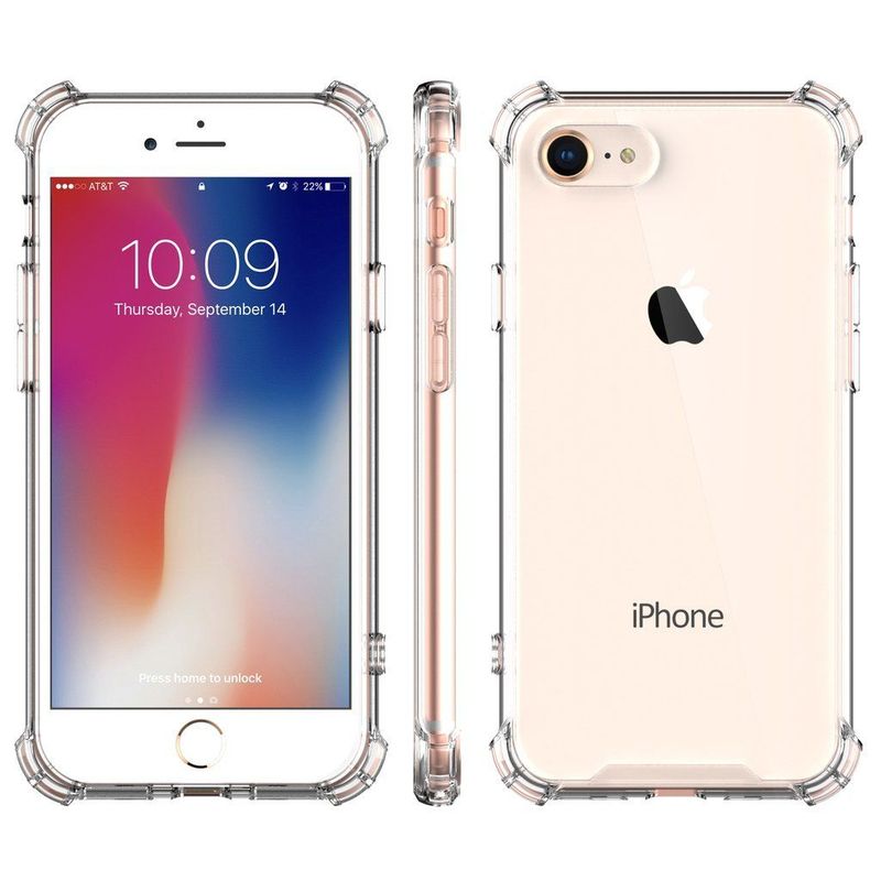 IPhone  7-8- SE -2020 TPU schokbestendige hoesje