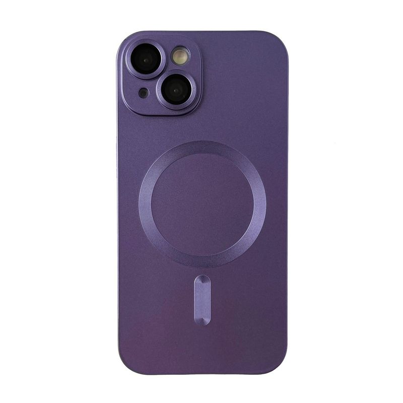 IPhone 13 Magsafe Design Paarse Telefoonhoesje