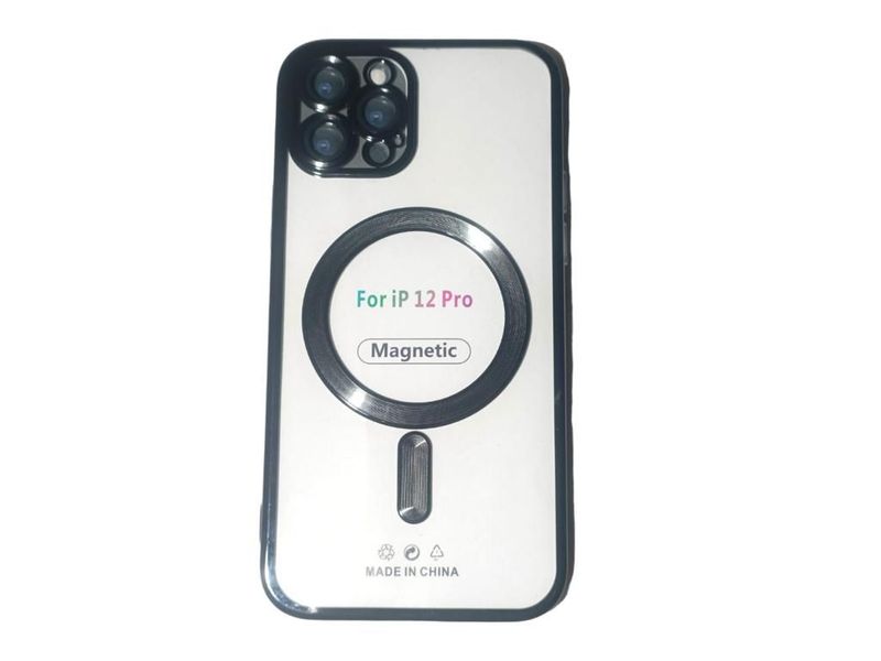 IPhone 12 pro-zwart magsafe hoesje met camerabescherming
