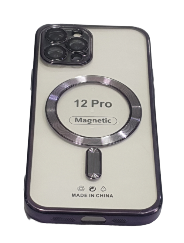 IPhone 12 pro-Paarse  magsafe hoesje met camerabescherming