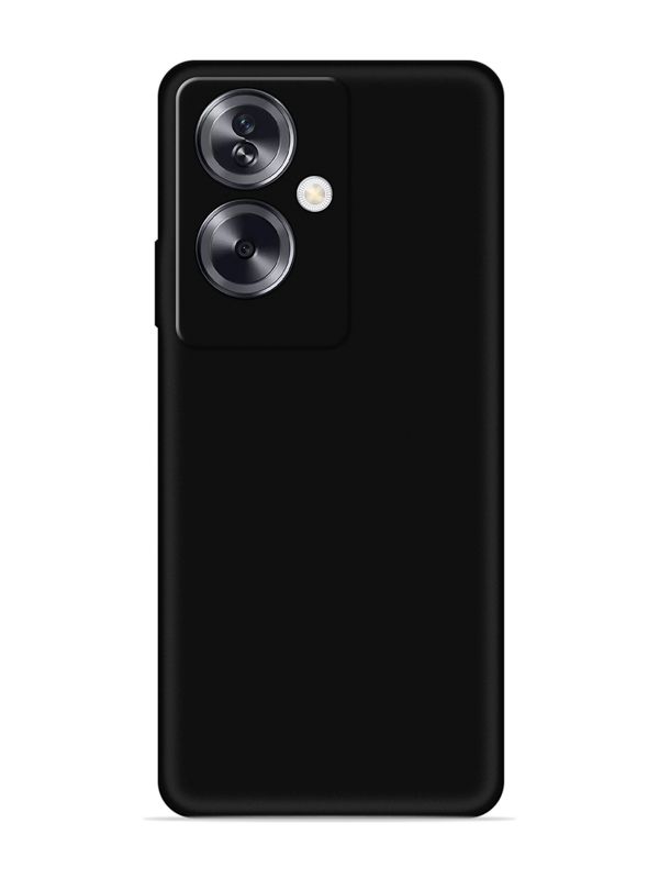 OPPO-A79-Zwarte silicone hoesje met camerabescherming