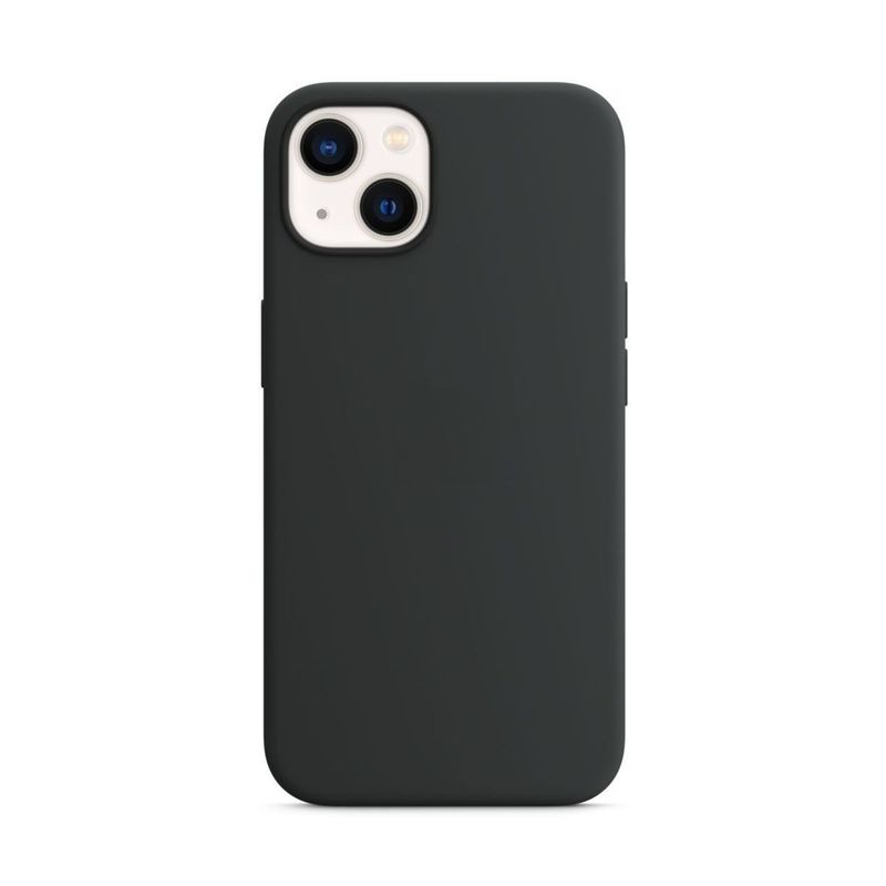 IPhone 15-Zwarte silicone hoesje
