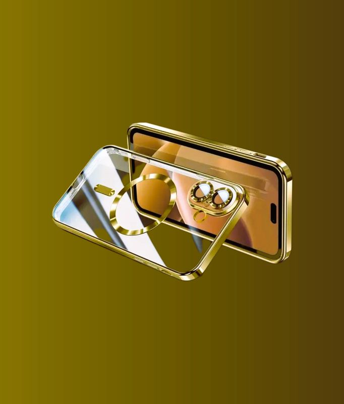 IPhone 16 Plus- Goude MagSafe-hoesje met camerabescherming