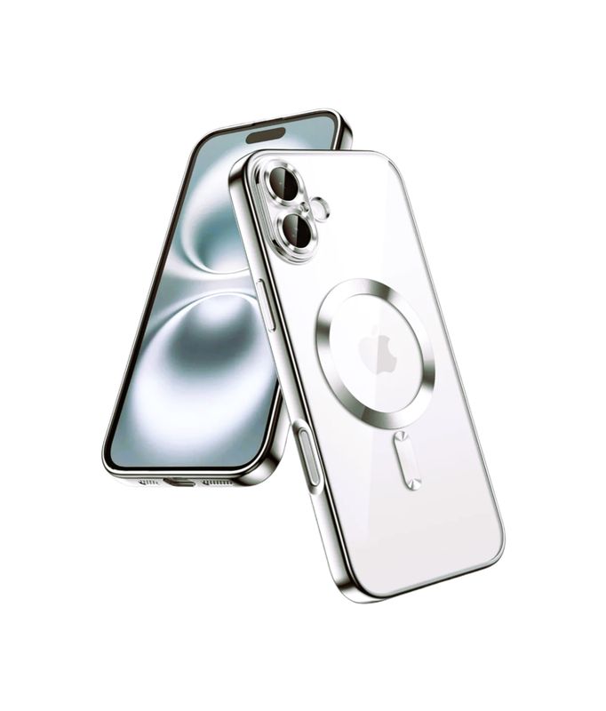 IPhone 16 Plus-Zilvere  Magsafe hoesje met camerabescherming