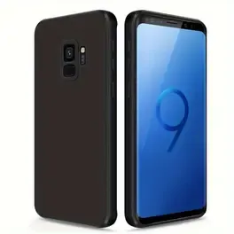 Samsung S9-Zwarte siliconen hoesje  voor optimaal bescherming
