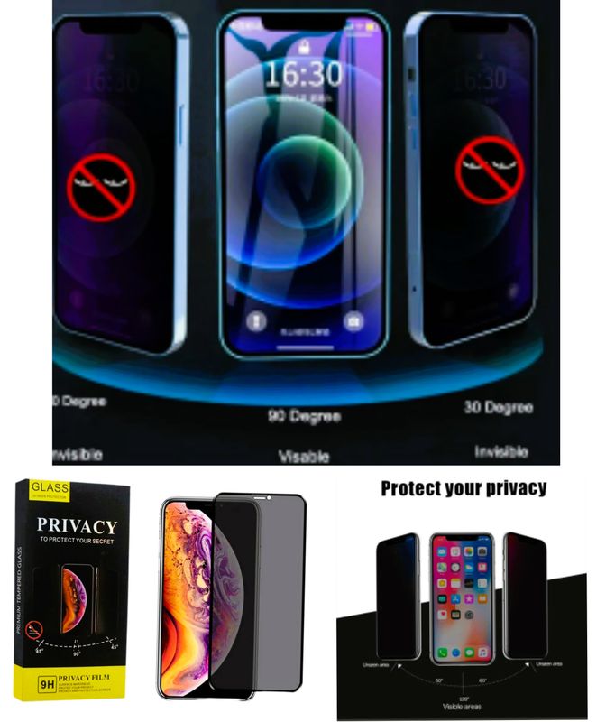 IPhone 15 Pro Max Privacy-schermbeschermer van gehard glas 9H