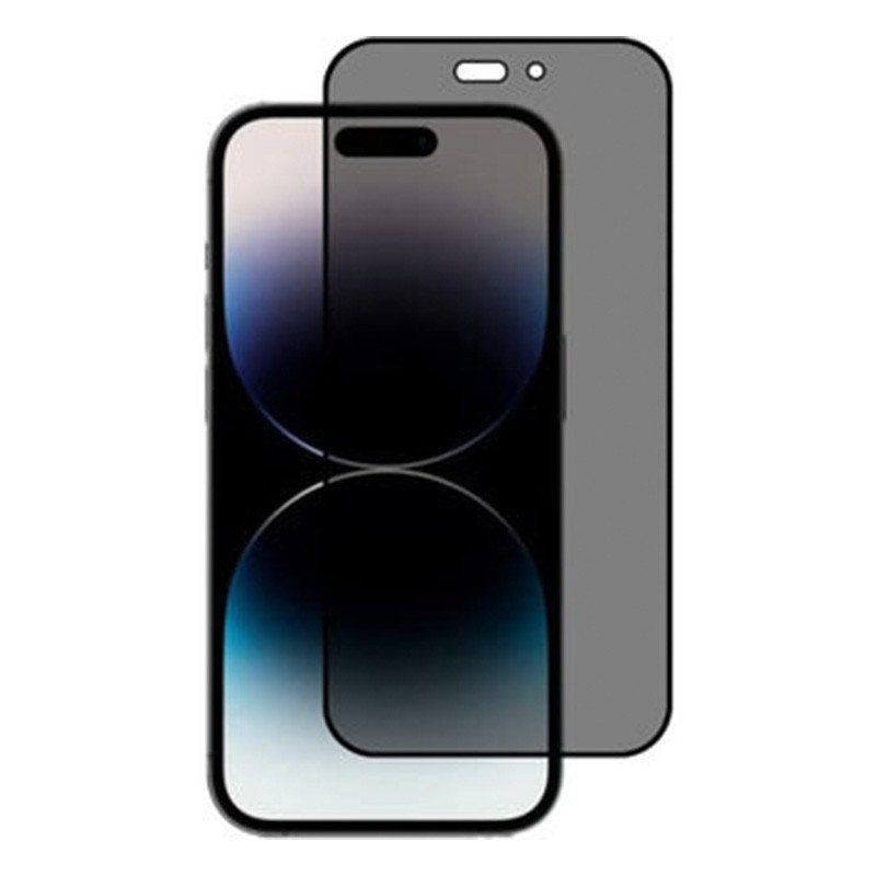 IPhone 15 privacy screenprotector met een hardheid van 9H (glas)