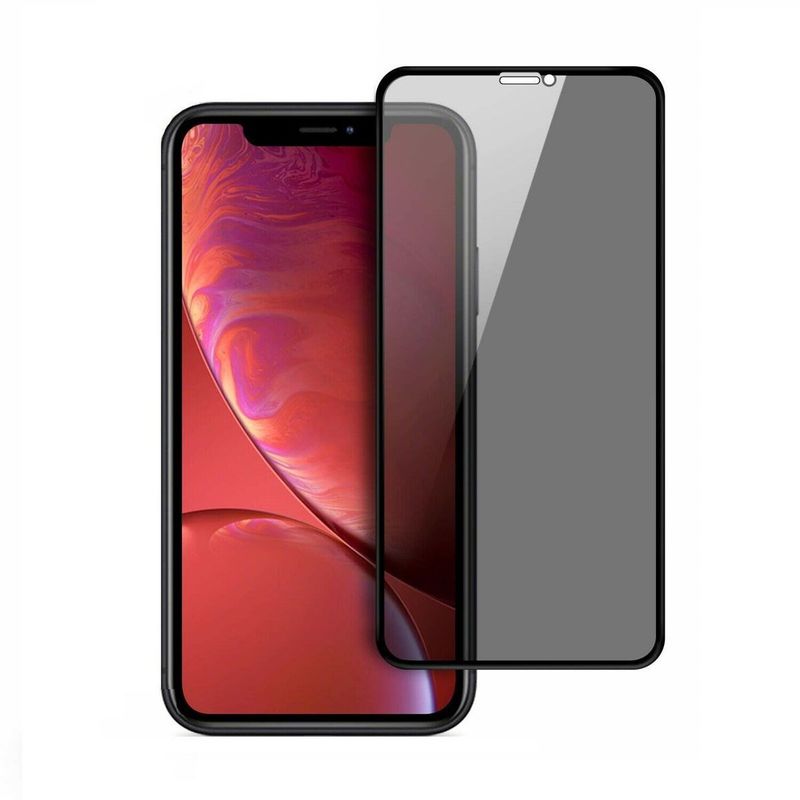 IPhone  XR privacy schermbeschermer van gehard glas 9H biedt uitstekend  bescherming