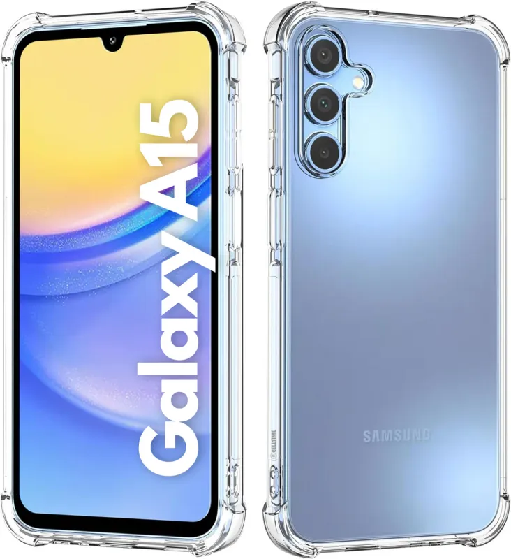 Samsung A15- Doorzichtige anti-shock hoesje