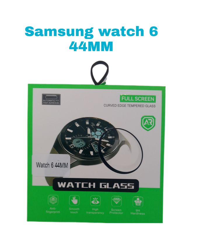 Samsung Smartwatch 6- 44MM gebogen rond van gehard glas, volledig scherm