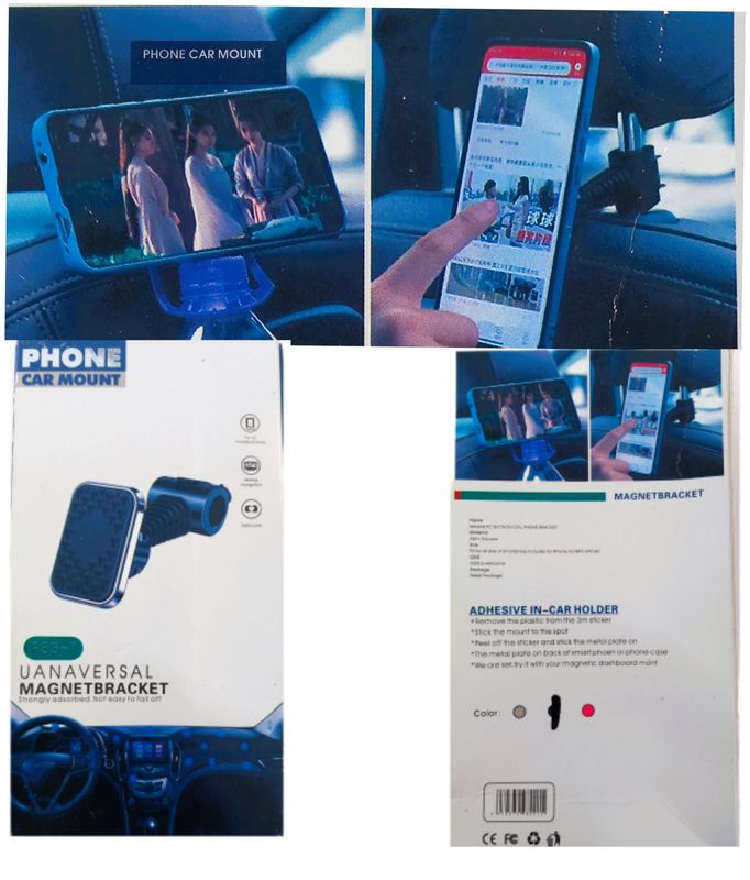 supersterk magnetische  Auto telefoon houder  haak achterbank hoofdsteun