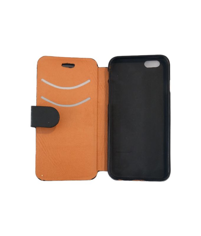 Iphone -6 & 6s  Boek hoesje met kaarthouder en magnetische sluiting