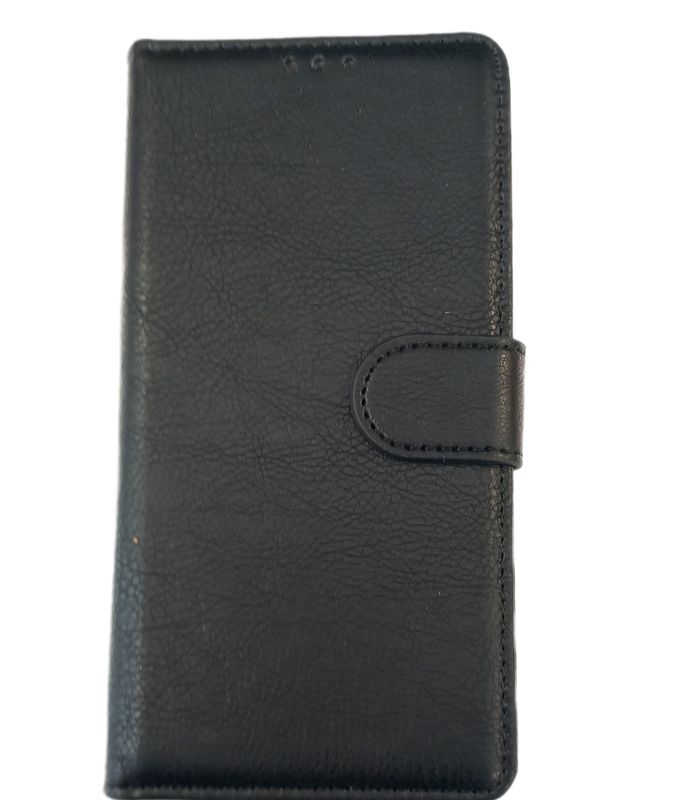Samsung S 24- Zwarte Boek hoesje met kaarthouder en magnetische sluiting