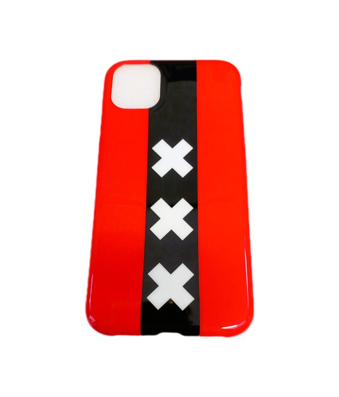 IPhone 11  Amsterdam (Ajax) hoesje met harde achterkant en flexibele zijkanten voor optimale bescherming