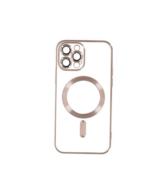 IPhone 11 Pro-Rose goude Magsafe hoesje met camera lensbeschermer