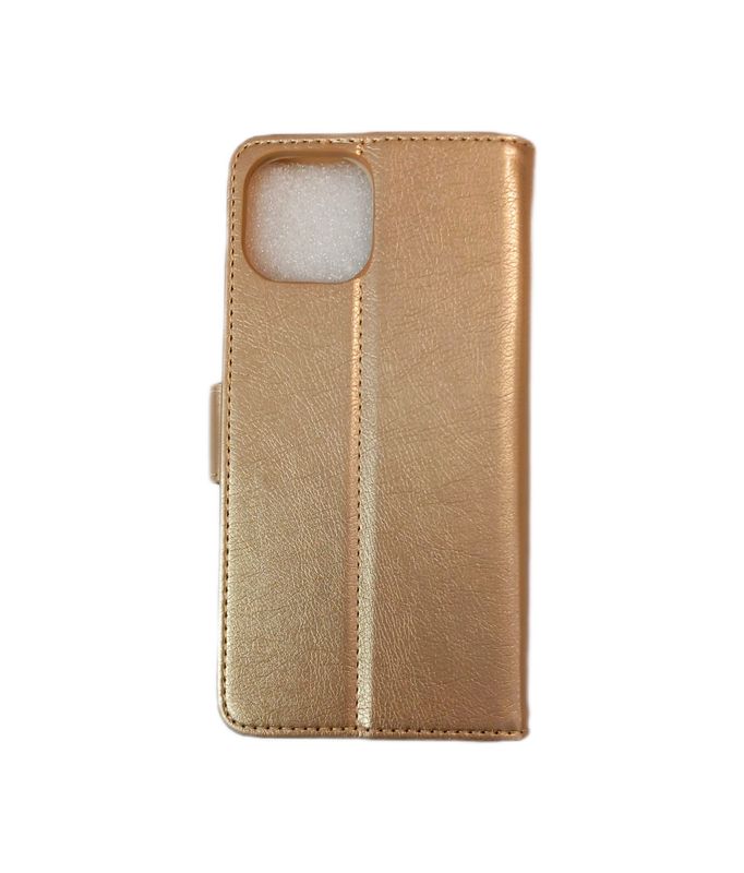 IPhone 11 Goude Boek hoesje met kaarthouder en magnetische sluiting