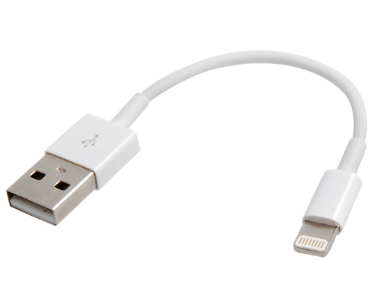 korte USB naar Lightning kabel van 30 cm