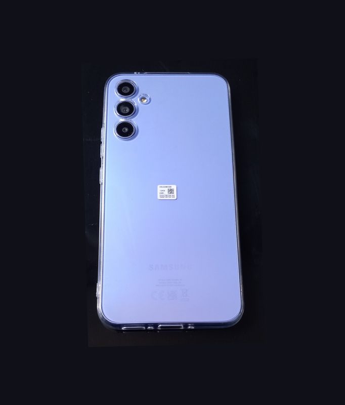 Samsung A34 -Doorzichtige  siliconen hoesje 1+1 Gratis Actie