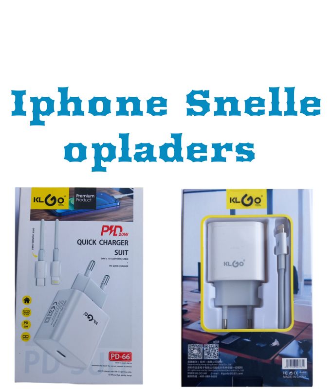 Snellader USB-C naar Lightning PD 3.0 PPS Max 20w