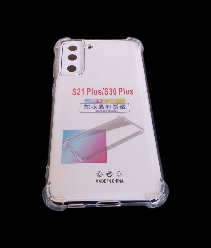 Samsung S21 plus-Doorzichtige  en  siliconen Anti shock  hoesje   voor Optimale bescherming