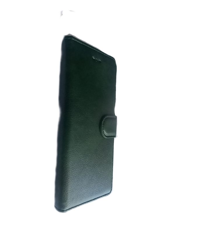 ​IPhone 14 Groene Boek hoesje met kaarthouder en magnetische sluiting