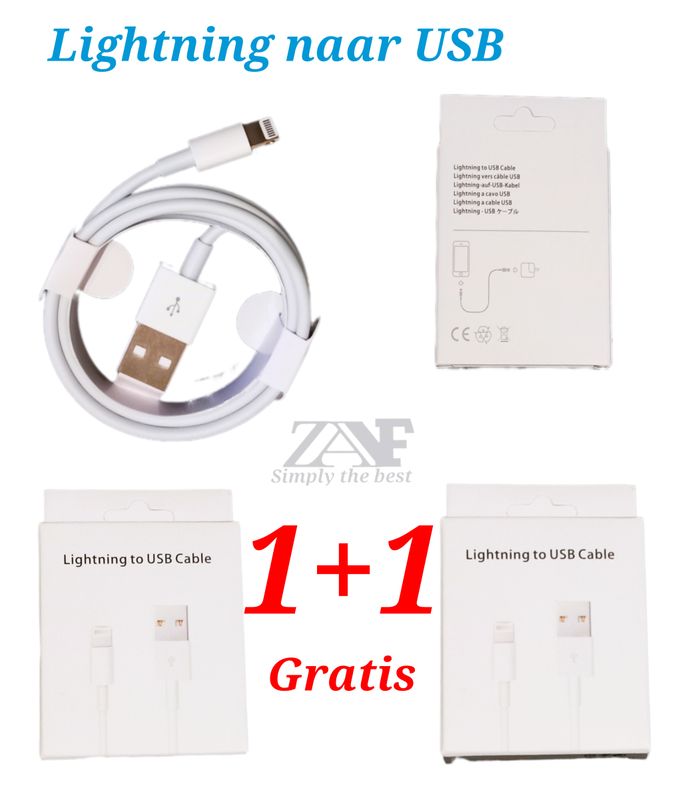 Oplaad kabel Lightning naar USB
