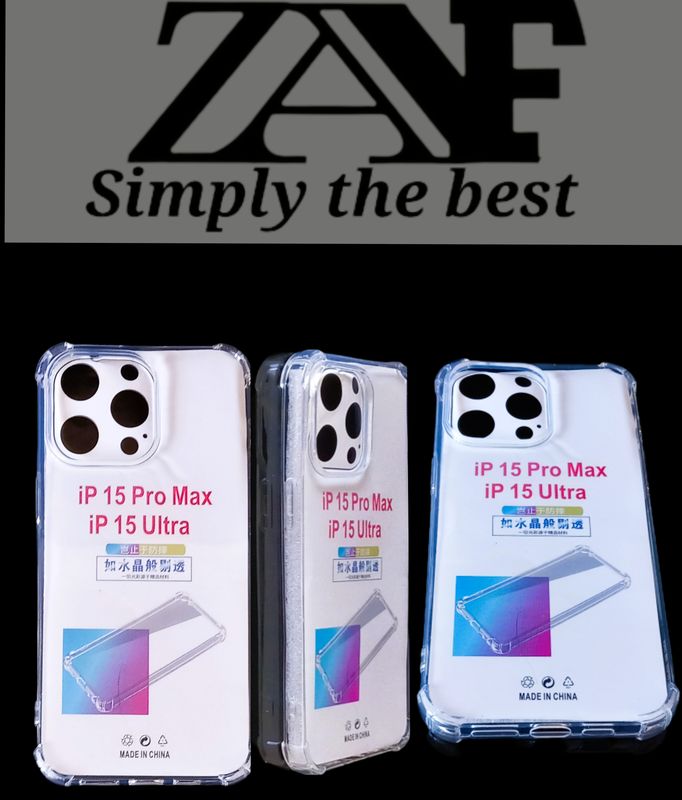 Iphone  15 pro max-Doorzichtige Anti shock en siliconen hoesje  voor Optimale bescherming