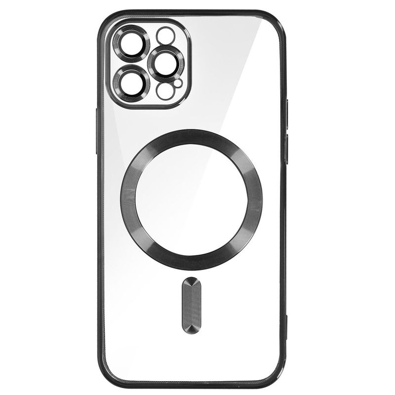 IPhone 11 pro Zwarte Magsafe hoesje met camera lensbeschermer