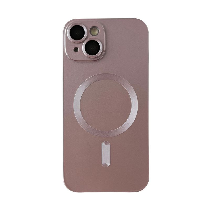 IPhone 13 - Magsafe Design Rose goud telefoonhoesje met camera bescherming