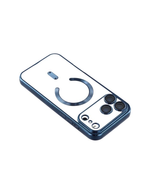 IPhone 17 Pro Blauwe Magsafe hoesje met camera lensbeschermer