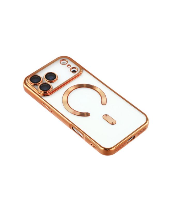 IPhone 17 Pro Max-Oranje Magsafe hoesje met camera lenz beschermer