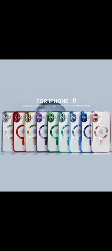 IPhone 17 Mint Groene Magsafe hoesje met camera lensbeschermer