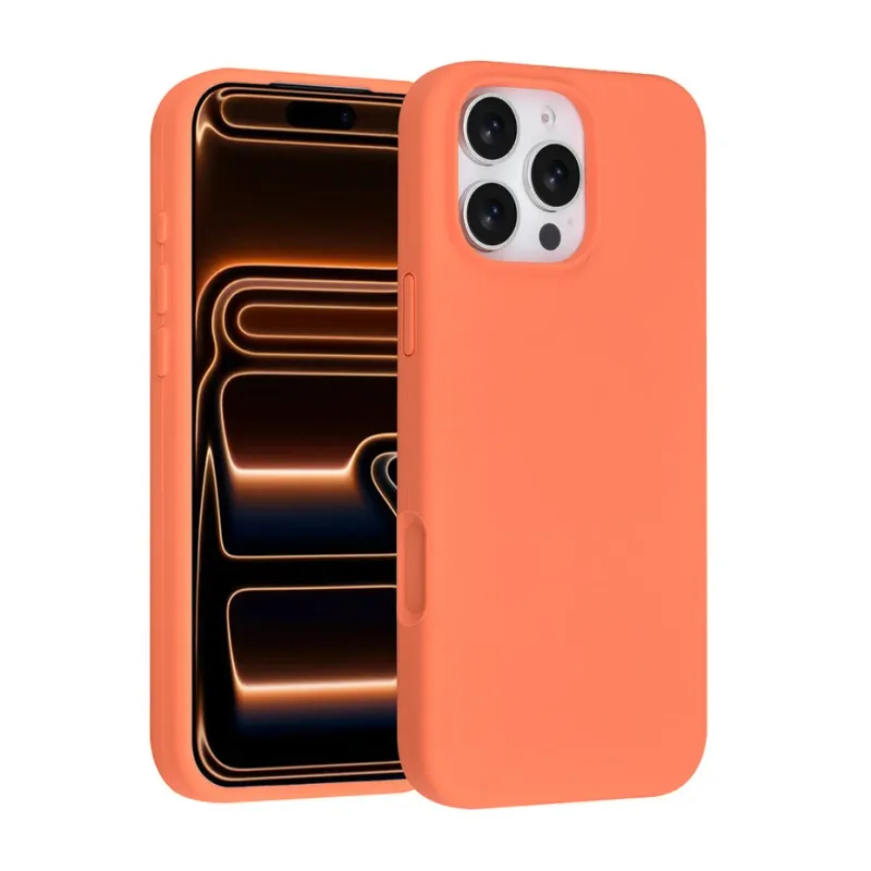 TUNIQ iPhone 16 Pro Max Backcover hoesje - Full Silicone - Oranje