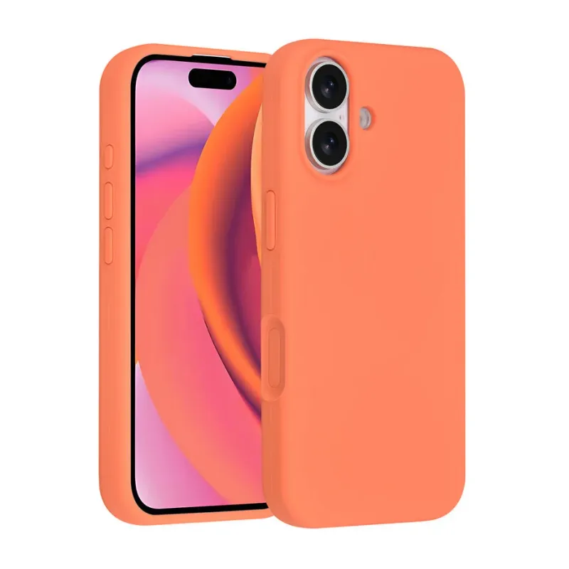 TUNIQ iPhone 17 Backcover hoesje - Full Silicone - Oranje