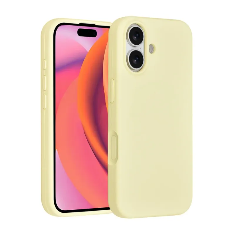 TUNIQ iPhone 17 Backcover hoesje - Full Silicone - Geel