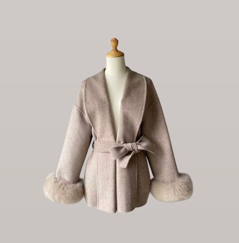 IT - Coat Fur Taupe