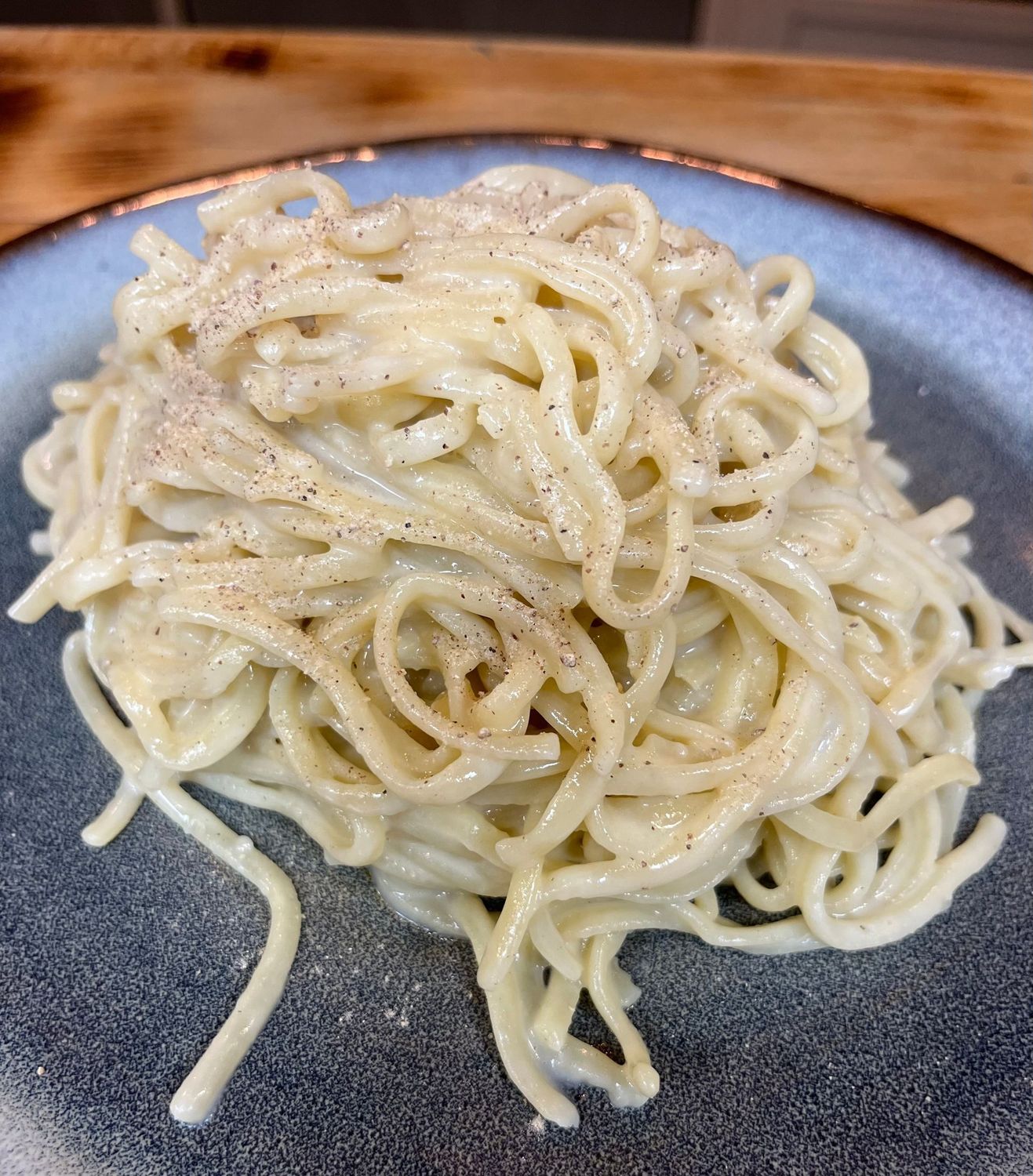 Linguine cacio e pepe