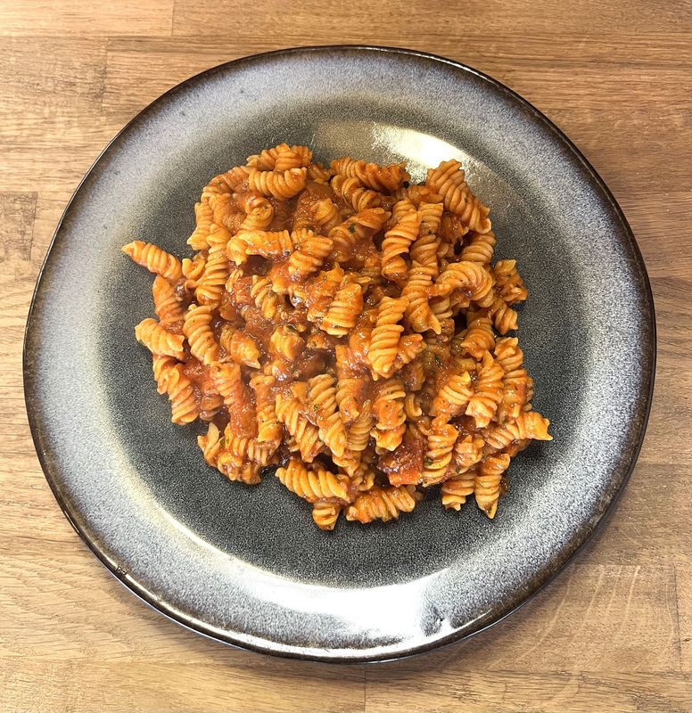 Fusilli all' amtriciana