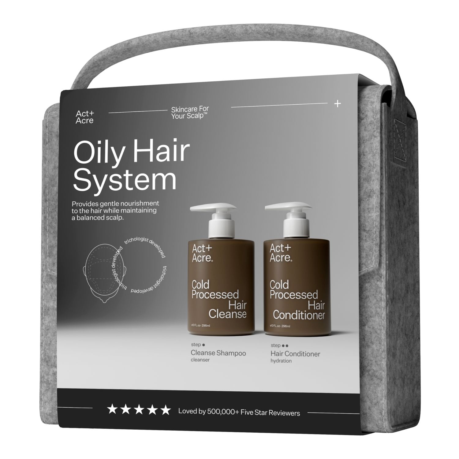 Oily Hair System (Hair Cleanse + Hair Conditioner)