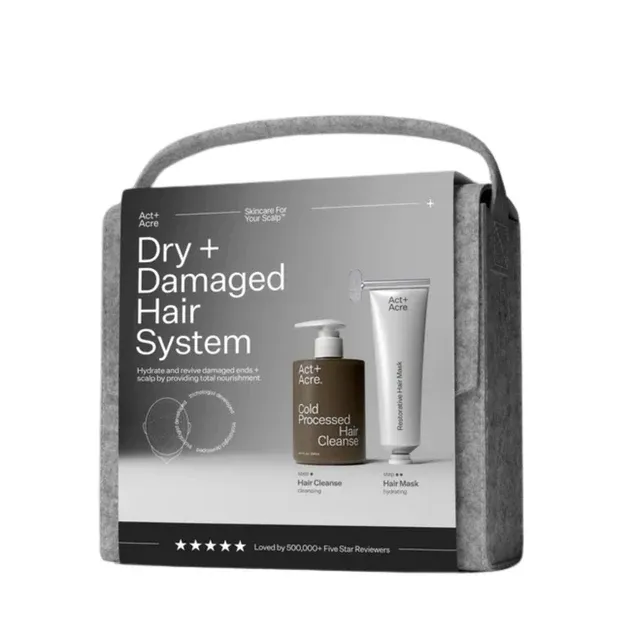 Dry + Damaged Hair System (Hair Cleanse + Hair Mask)